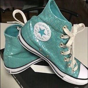 Converse Aqua Mermaid High Top Size 7